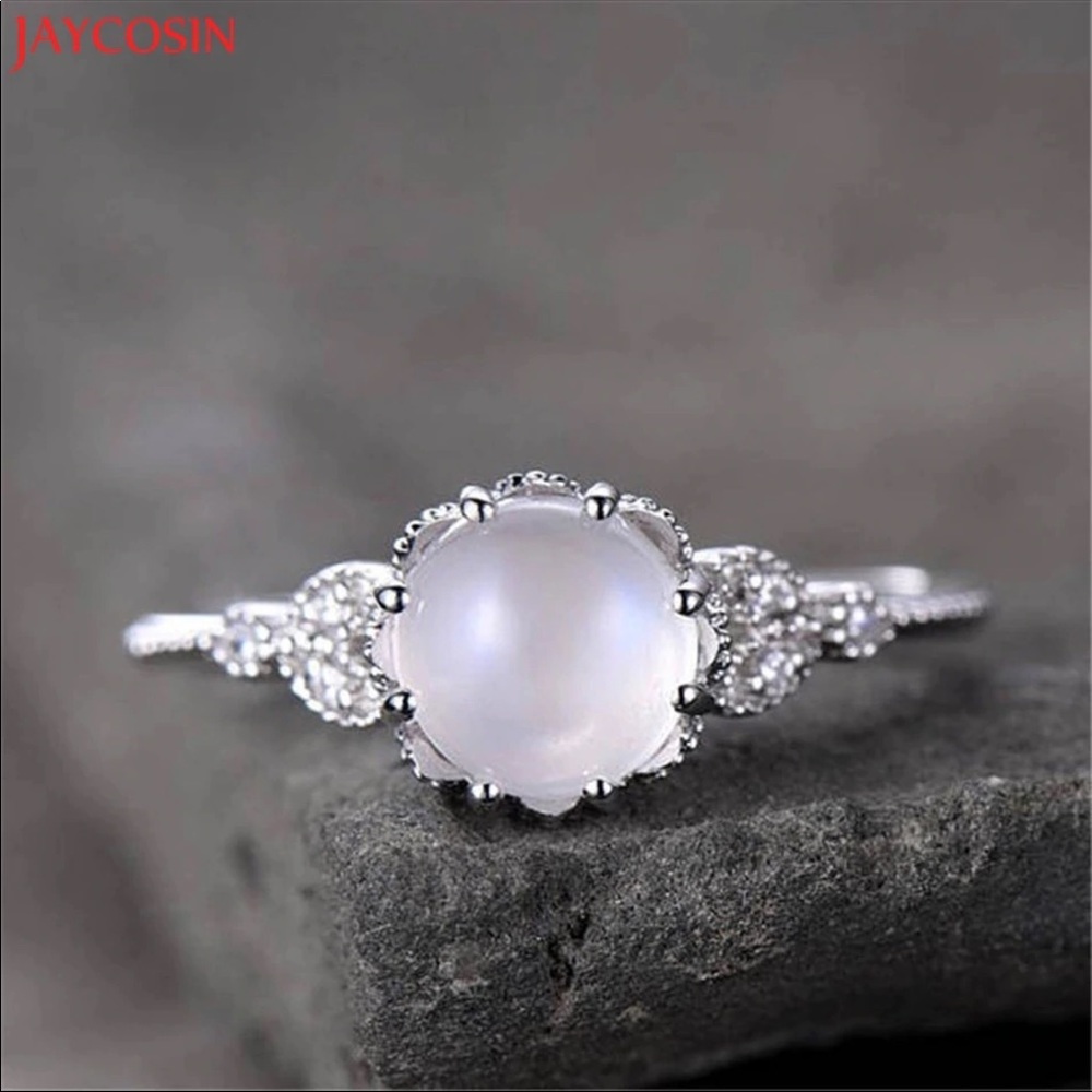 NEW Moonstone Encrusted Ring - Picture 3 of 3